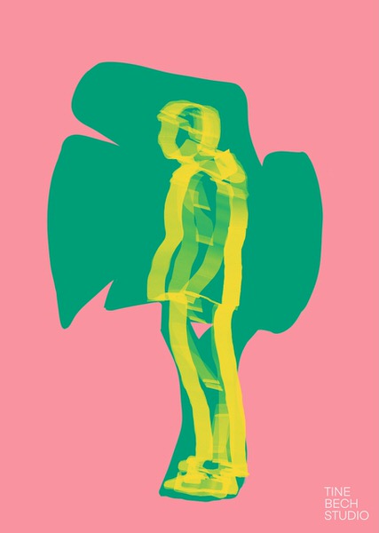 Tine's colourful illustration imagines the potential for her new interactive project.